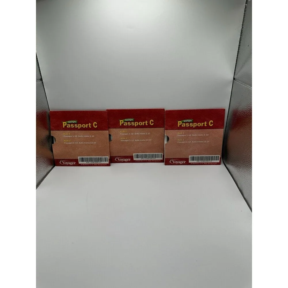 Voyager Passport C Fluency Discs 1-3 Complete Set CD-ROM 978-1-4168-0335-5